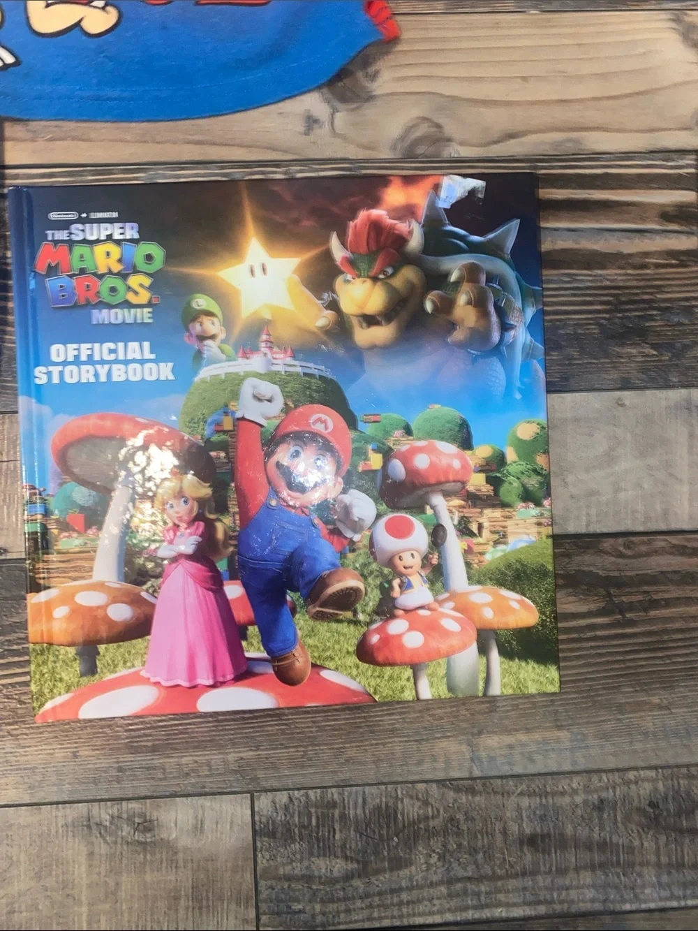 Nintendo Mario PJ, blanket, and book lot